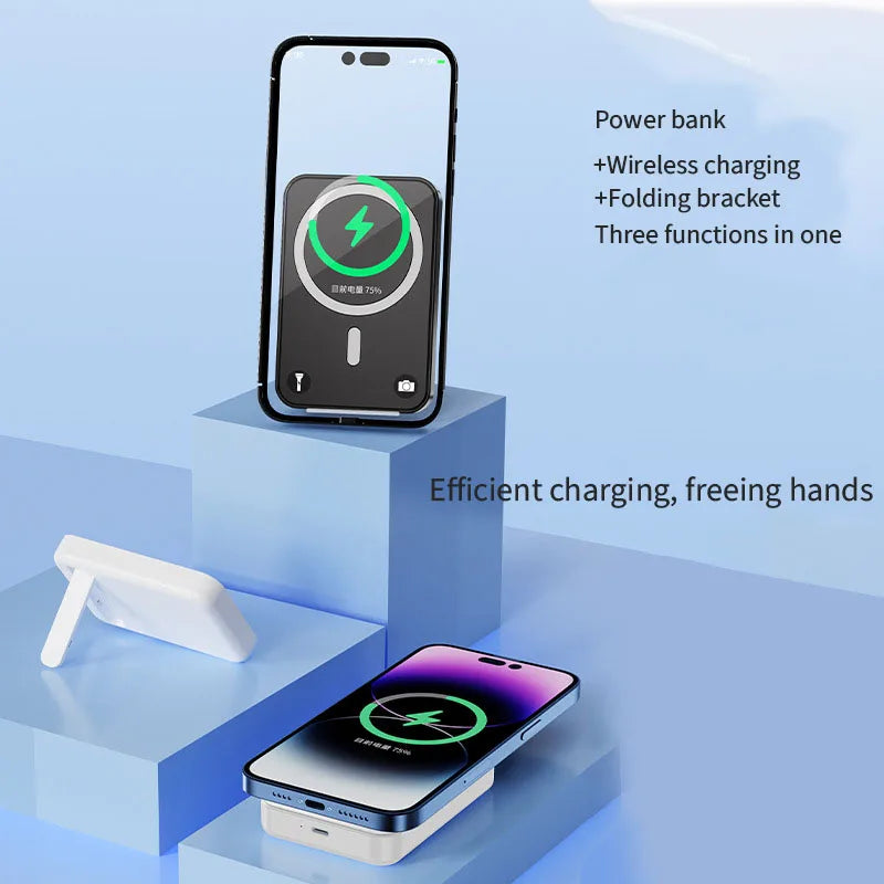 corlado | Magnetische drahtlose Powerbank mit Kickstand