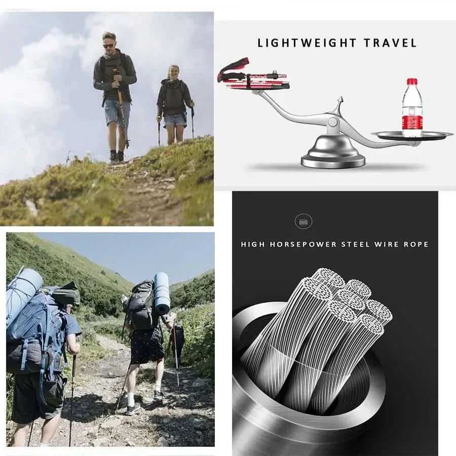 corlado | Faltbare Trekkingstöcke für Wandern & Outdoor-Abenteuer