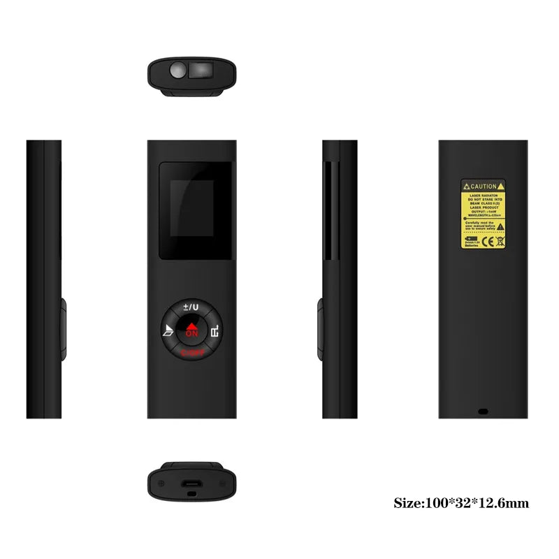 corlado | USB-wiederaufladbarer Mini-Laser-Reichweitenfinder