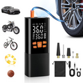 corlado | Tragbarer Reifenfüller Luftkompressor, 180 PSI Wiederaufladbare Pumpe mit 25000mAh Akku