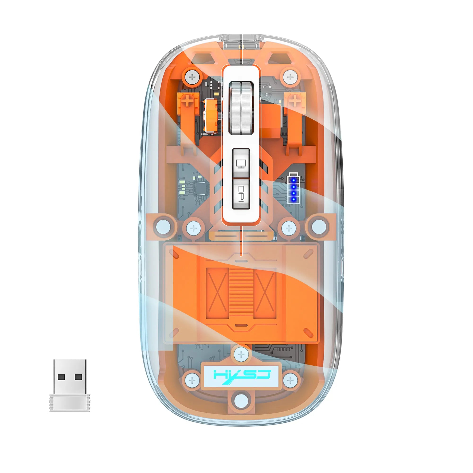 corlado | Transparente kabellose Bluetooth-Maus