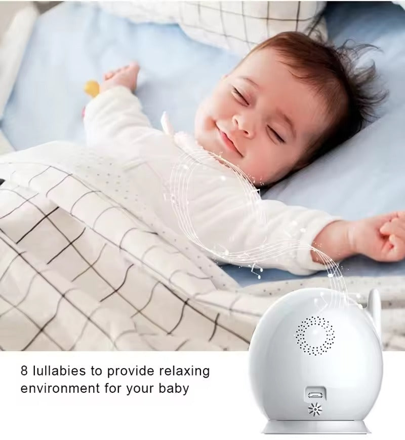 Intelligentes Babyphone mit HD-Kamera, Nachtsicht & App-Steuerung
