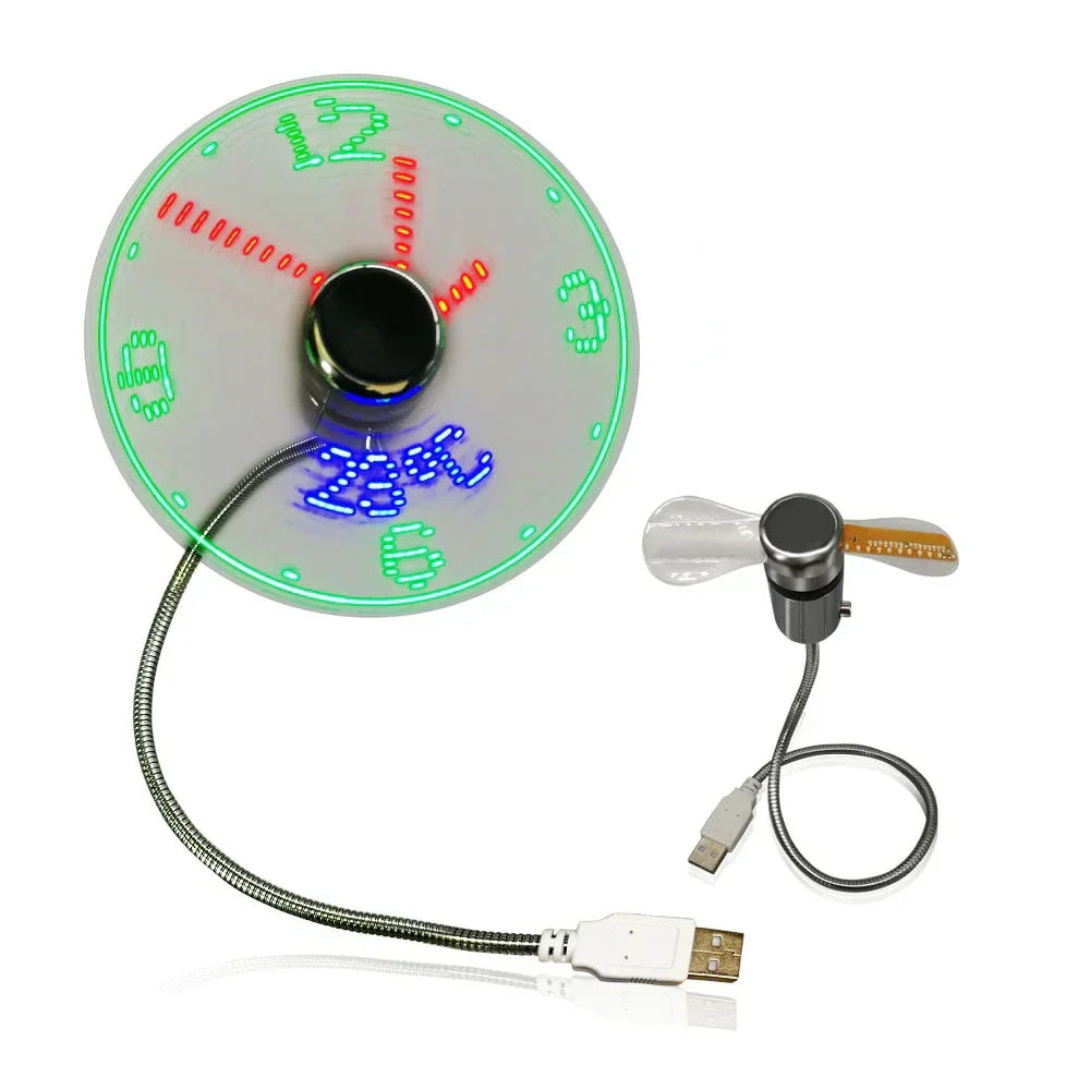 corlado | USB LED Fan Uhr