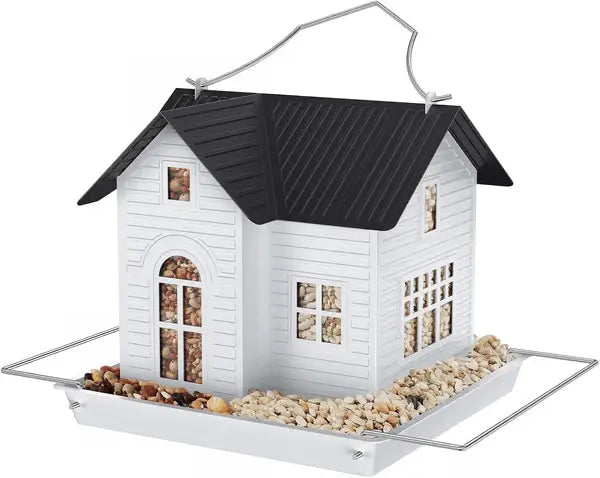 corlado | Solar-Vogelhaus mit LED – Leuchtende Gartenlaterne & Futterstation in einem!