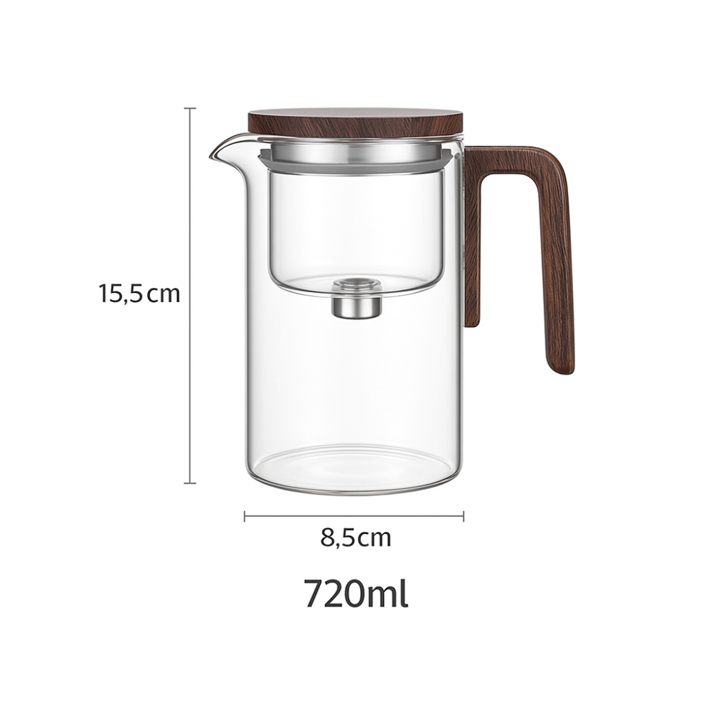 Clarity Pot - Teekanne aus Glas mit integriertem Infusor