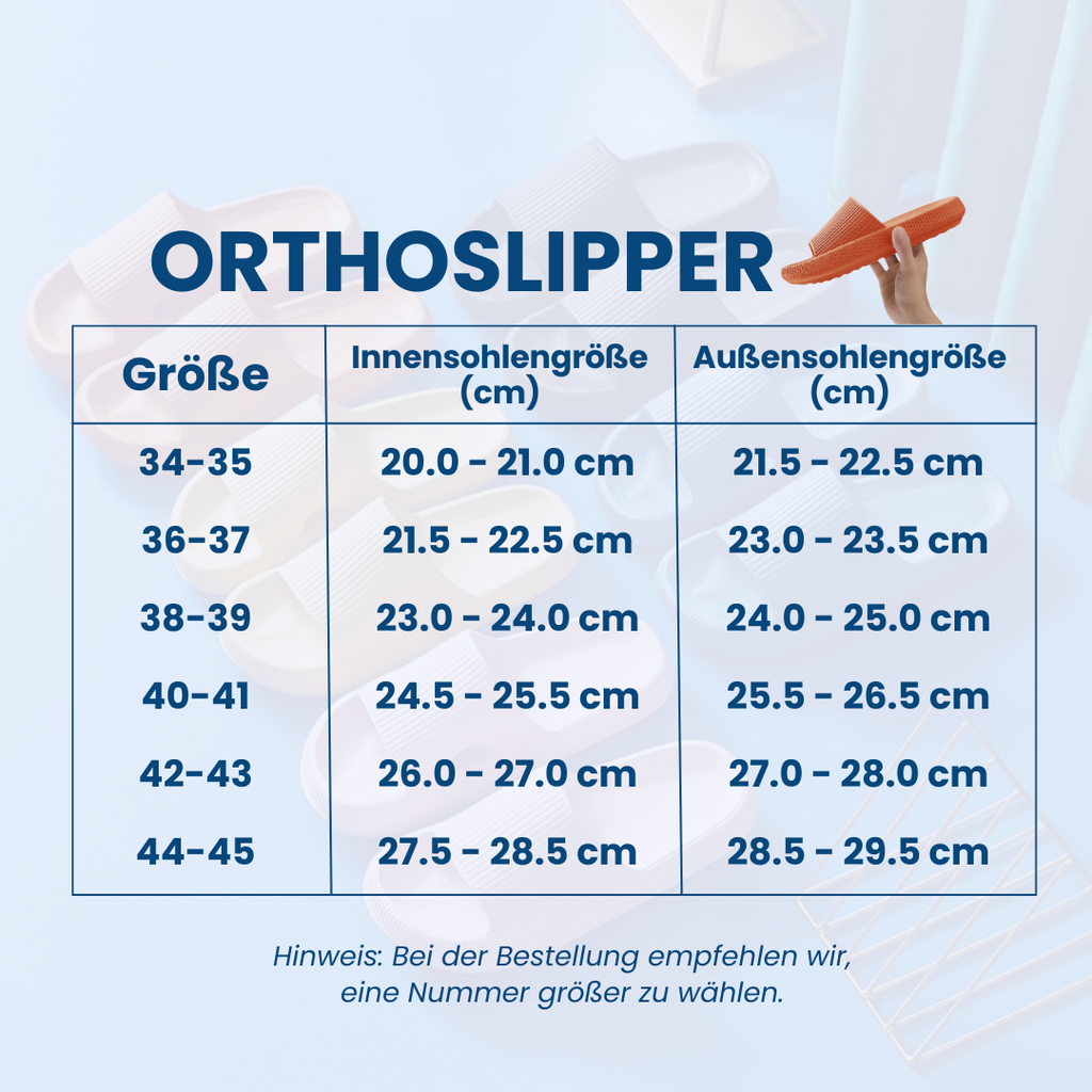 Orthoslipper - orthopädische Hausschuhe für maximalen Komfort