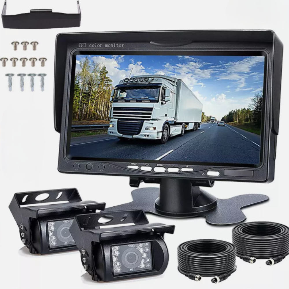 LKW Rückfahrkamera mit Nachtsicht, Monitor, Sicherheitsanzeige
