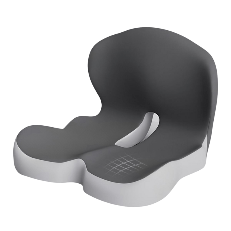 corlado | Ergonomisches Sitzkissen mit Lendenstütze für Büro, Auto & Reisen