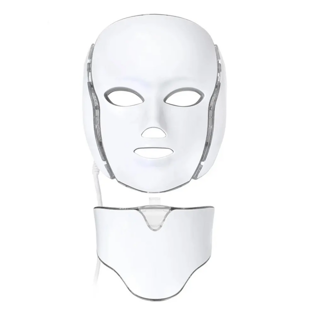 corlado | 7 Farben LED Photon Lichttherapie Maske - Gesichts- und Halsbehandlung