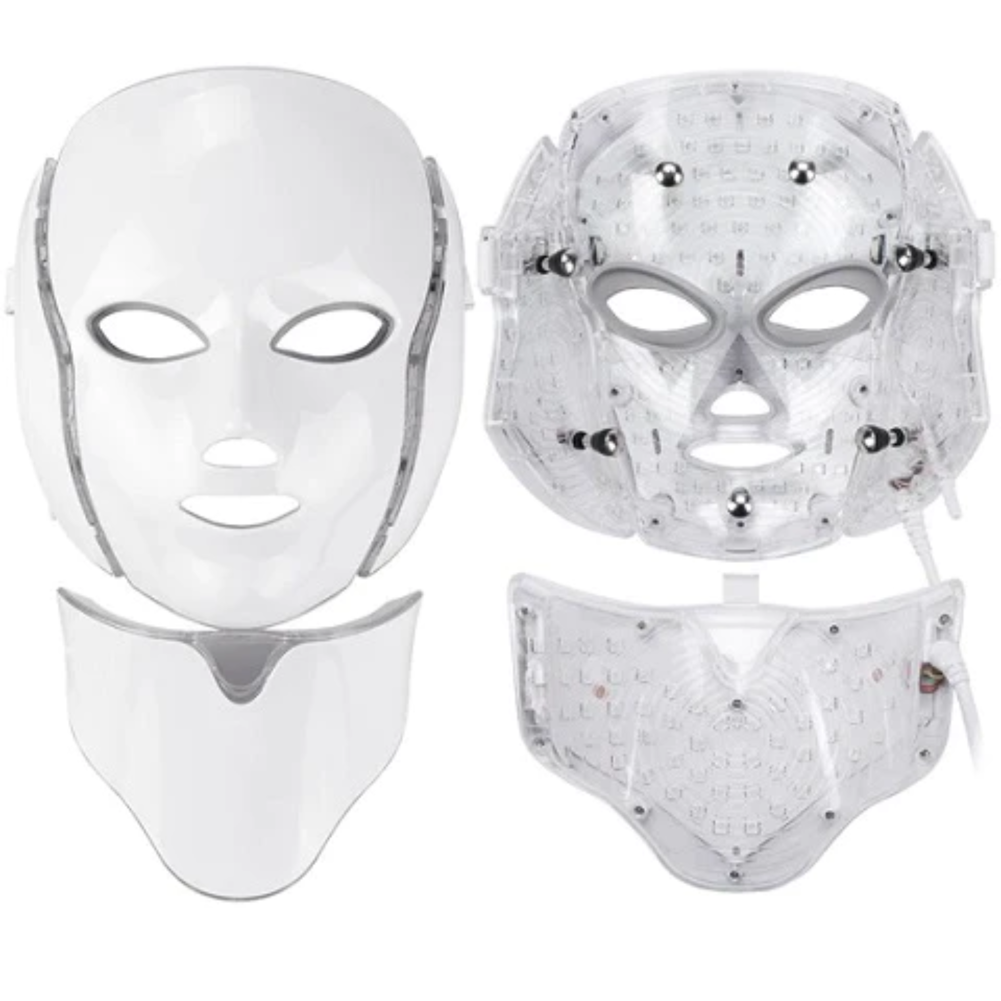 corlado | 7 Farben LED Photon Lichttherapie Maske - Gesichts- und Halsbehandlung