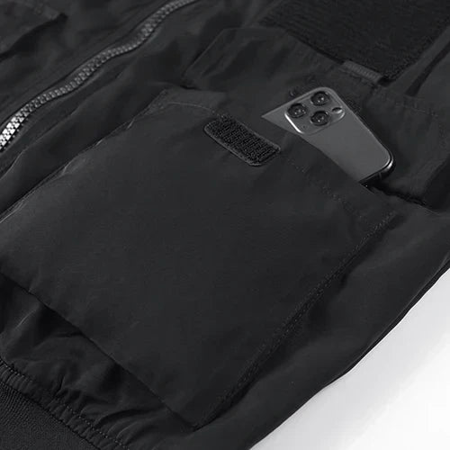 Funktionale Herren Cargo Jacke mit Multitaschen