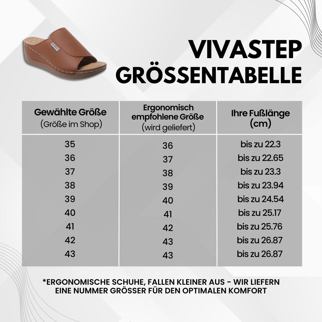 VivaStep Sandalen - Ergonomische & rutschfeste Sandalen zur Schmerzlinderung