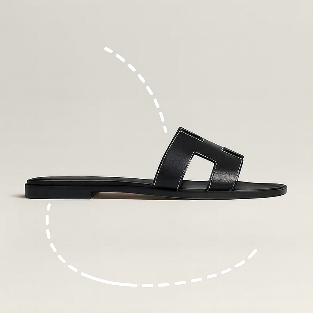 Damen Slip-On Sandalen, flach, bequem, Sommer Schuhe