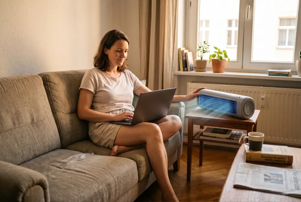 Alltagserfahrung mit kompaktem Akku-Ventilator im Sommer