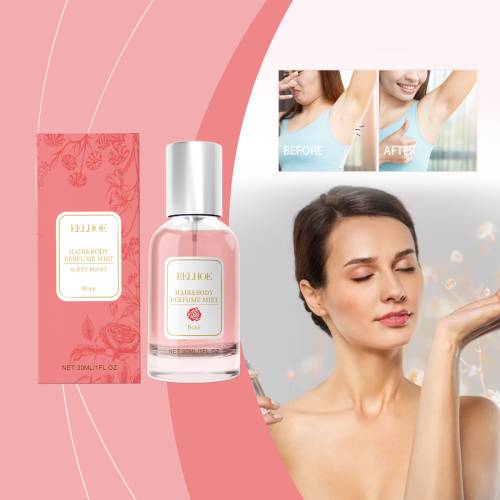 Rosen Körper- und Haarparfum Spray