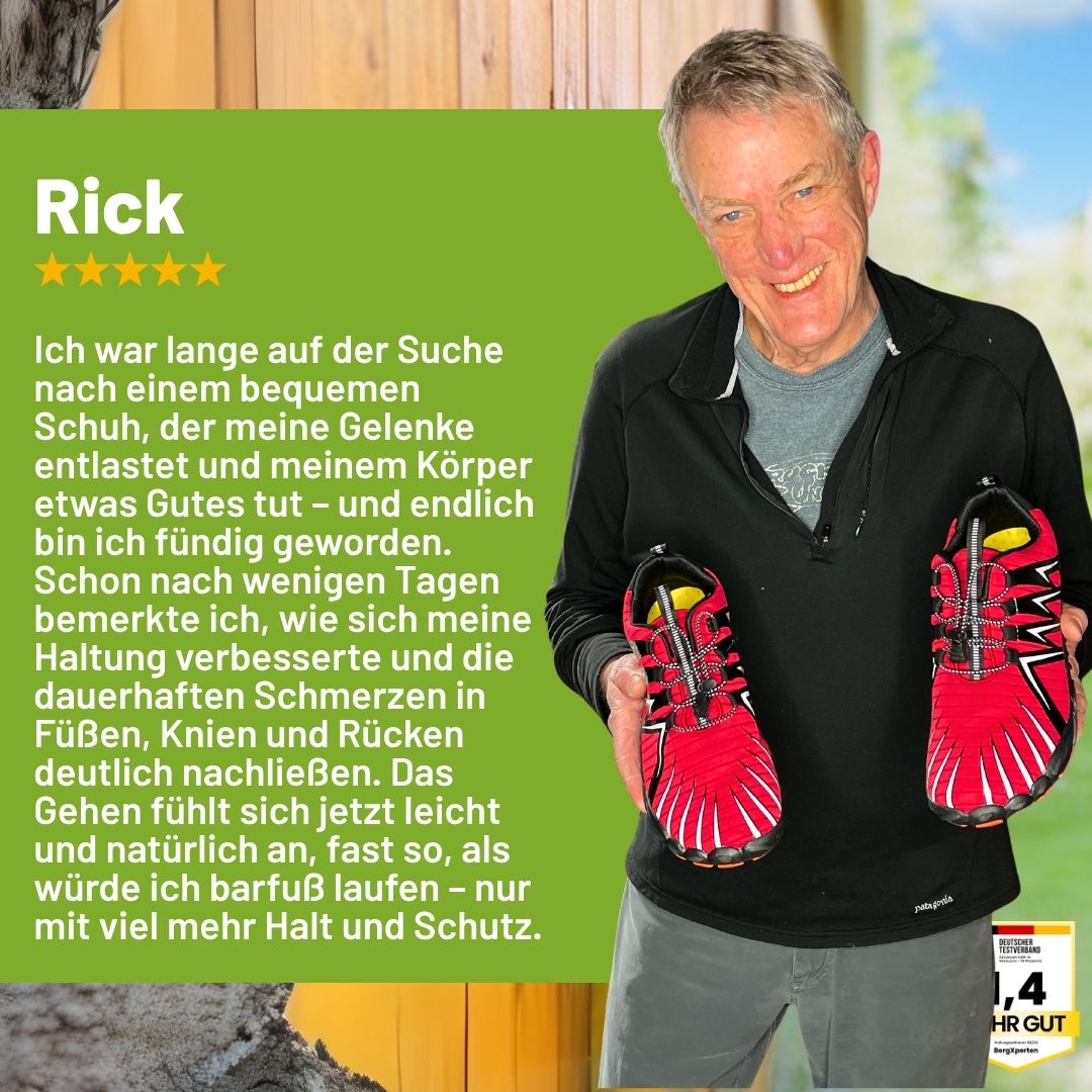 AeroX Pro - ergonomischer schmerzlindernder Barfußschuh