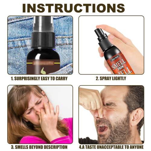 Grünes Scherz-Stinkspray