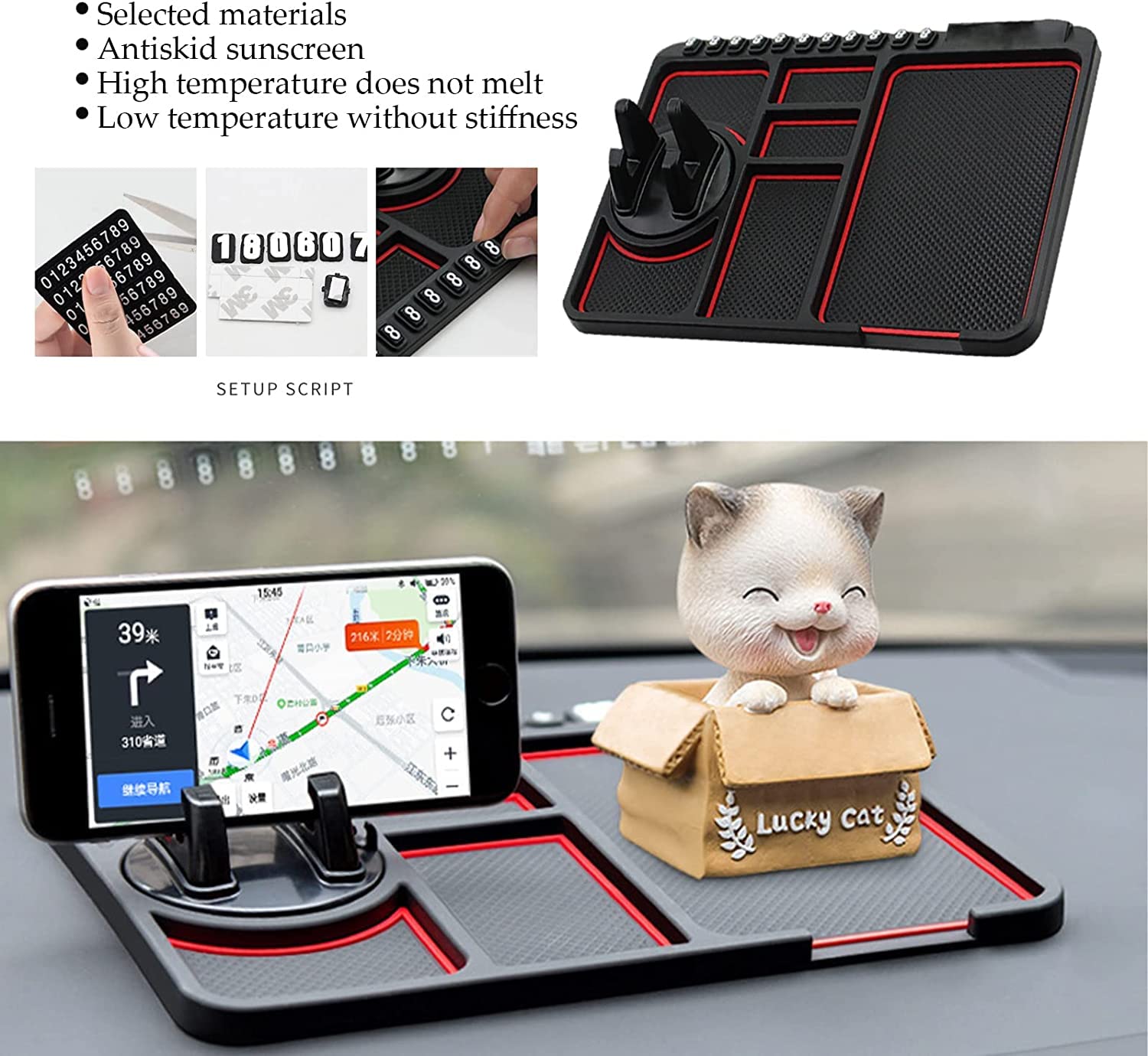 corlado | Auto Armaturenbrett Anti-Rutsch Handyhalter