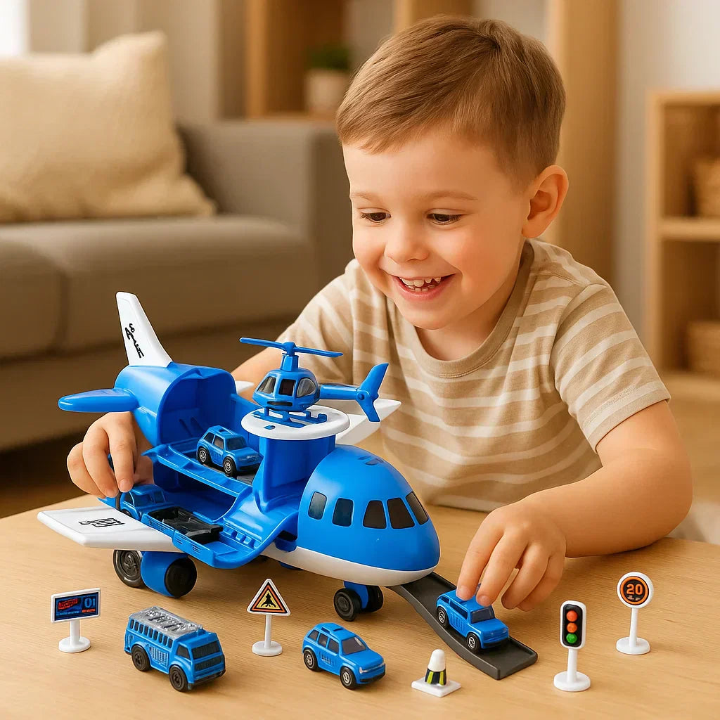 Flugzeug und Fahrzeug Spiel Set