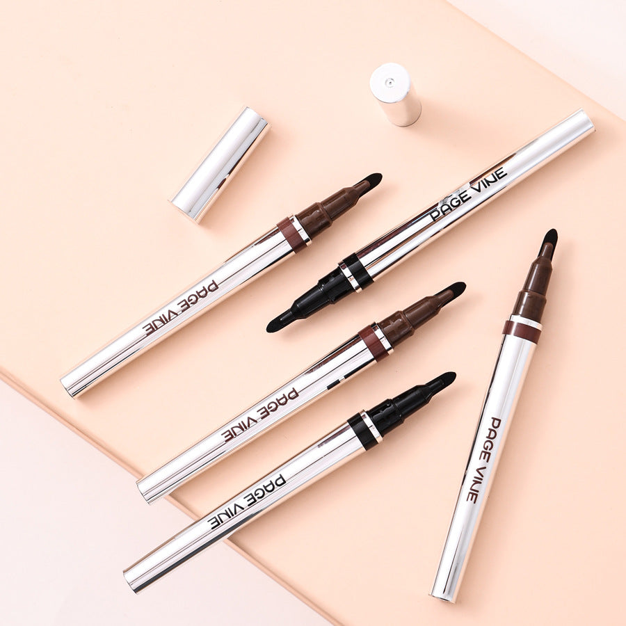 Schnelltrocknender flüssiger Eyeliner, langanhaltend, Schwarz oder Braun