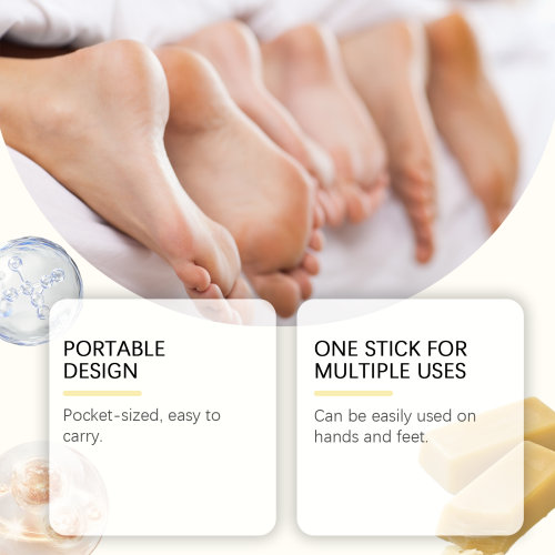 Pflegender Hand- und Fußbalsam-Stick für trockene Haut