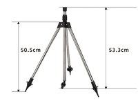 Gardexon – Sprühgerät 360° Edelstahl-Stativ – Gartenbewässerung