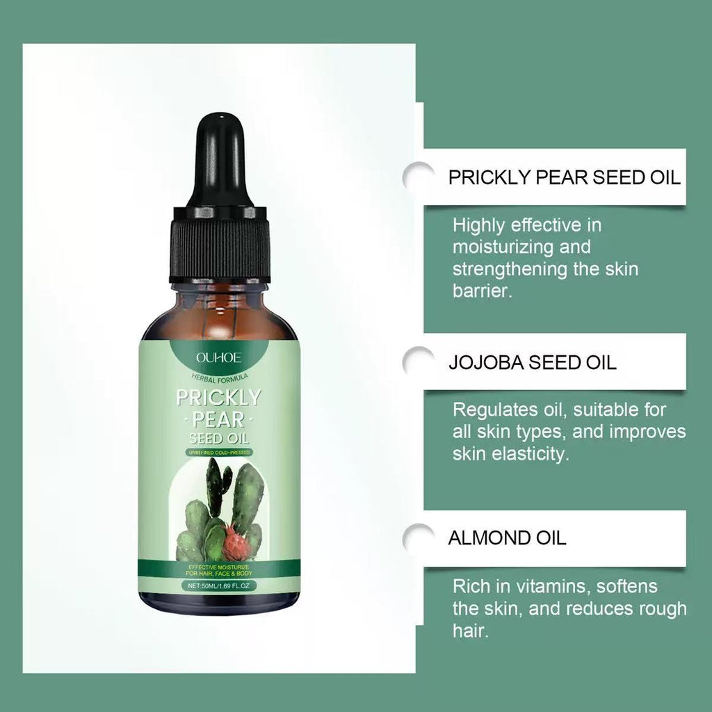 Kaktusöl mit Argan und Vitamin E für Haar, Gesicht und Körper