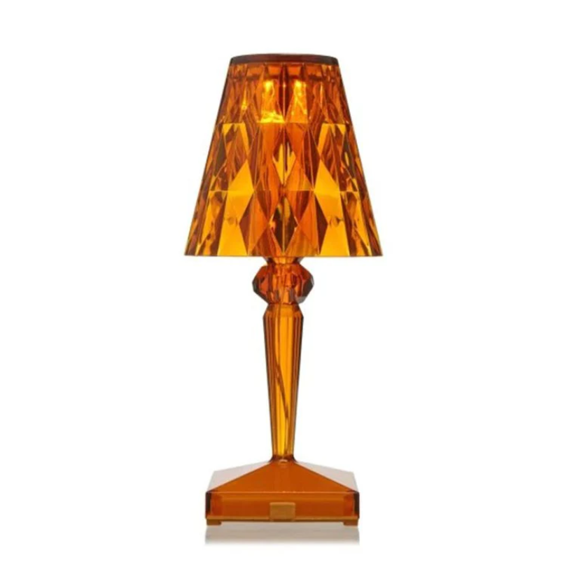 LumiVera – Kristall Tischlampe dekorativ modern warmweiß Licht E27
