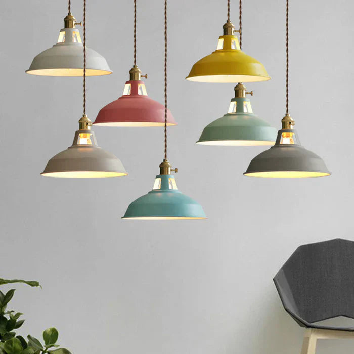 LumoIron – Retro-Hängelampe Metall Industrie-Design Esszimmer E27