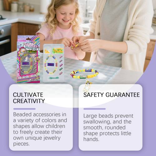 Lehrreiches Perlenarmband-Set für Kinder
