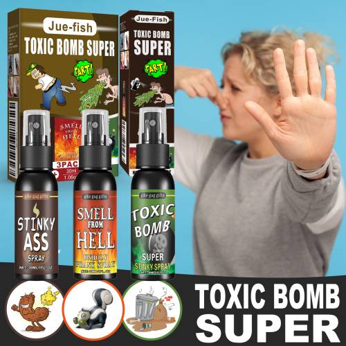 Grünes Scherz-Stinkspray