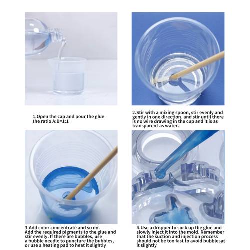 Ultraklarer Epoxidharz-Kleber