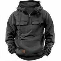 Nordberg – Herren Winter Hoodie mit Fleecefutter und Kapuze