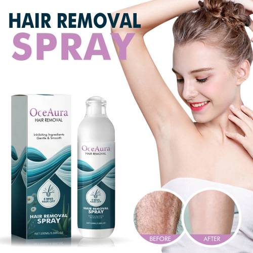 Enthaarungsspray mit Aloe für Achseln, Beine und Arme