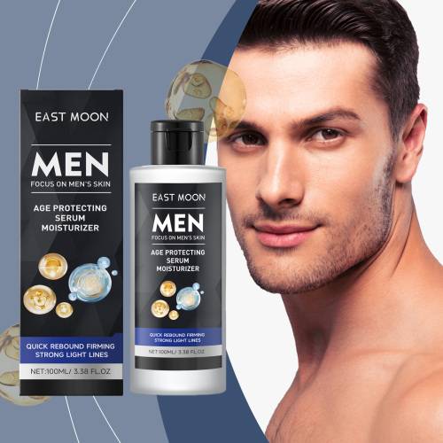 Straffendes Gesichtsserum für Männer mit Peptiden und Retinol