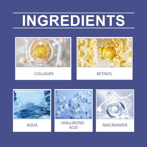Retinol Feuchtigkeitscreme mit Kollagen und Niacinamid