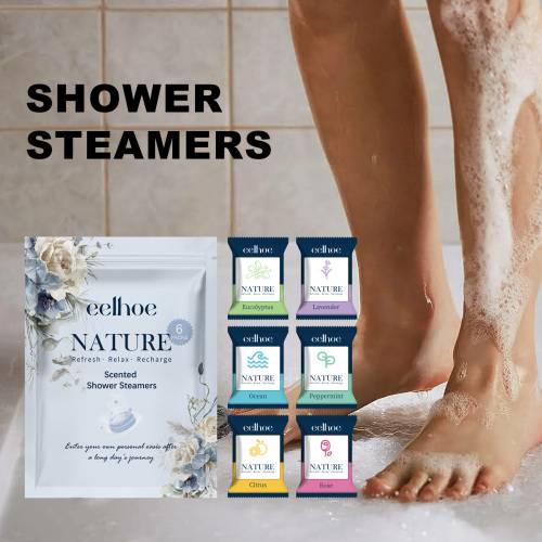 Aromatherapie Dusch-Tabs, Eukalyptus, Rose, Zitrus und Minze