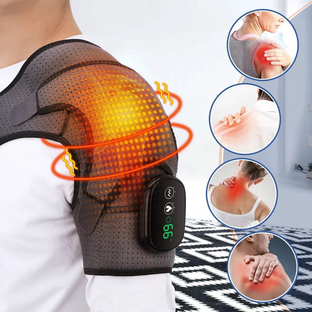 corlado | Schultermassagegerät mit Wärme- und Vibrationsmassage