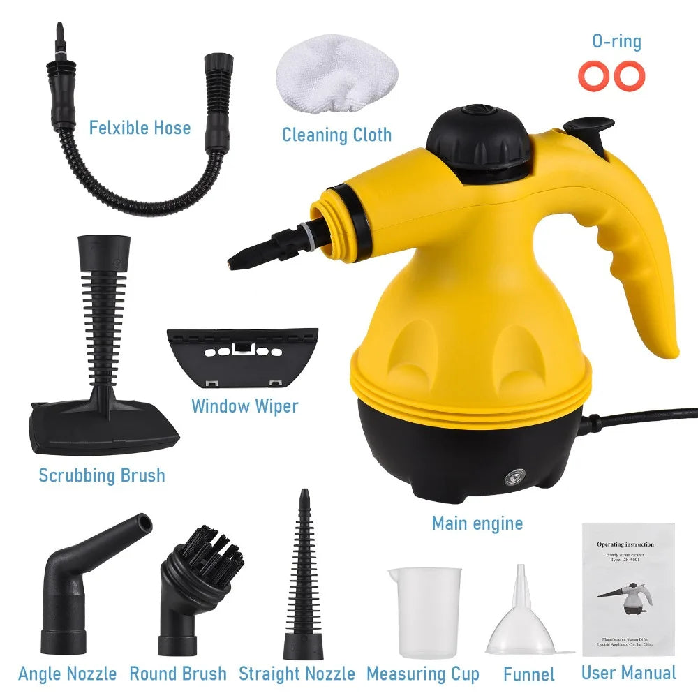 corlado | Handheld Dampfreiniger – Hochtemperatur Teppich- & Fahrzeug-Dampfreiniger