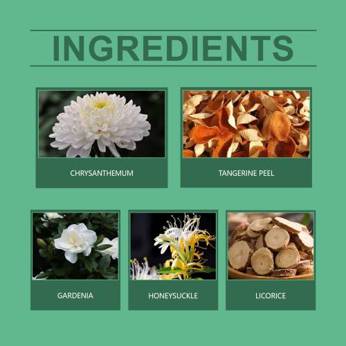 Gardenie Chrysantheme Kräutertee