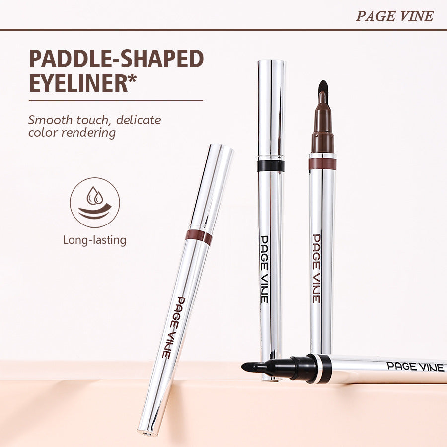 Schnelltrocknender flüssiger Eyeliner, langanhaltend, Schwarz oder Braun