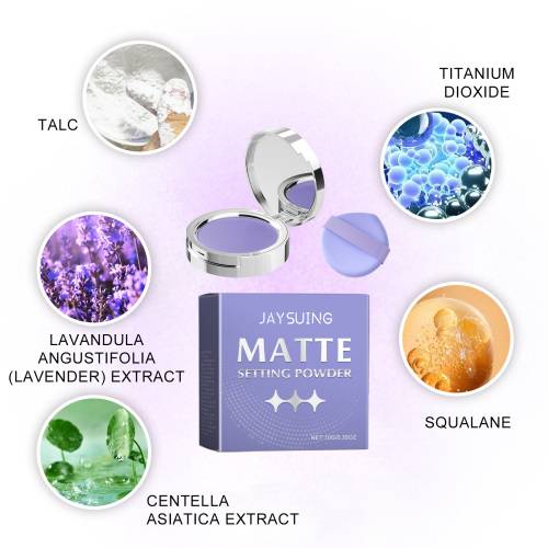 Lavendel Mattes Finishing-Puder