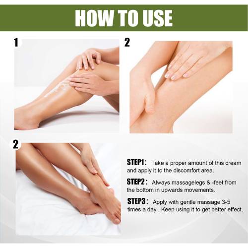 Natürliche Beinpflege-Creme