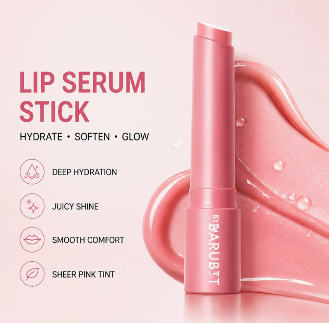 Plumping Lippenserum, feuchtigkeitsspendend, zartes Rosa