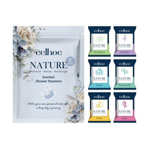 Aromatherapie Dusch-Tabs, Eukalyptus, Rose, Zitrus und Minze