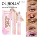Kristall-Jelly Lidschatten-Highlighter-Stick, mehrfarbig
