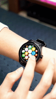 corlado | Zwei in Eins Smartwatch mit Bluetooth-Ohrhörern