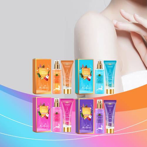 Weihnachts-Körperpflege Geschenkset, Lotion und Body Mist