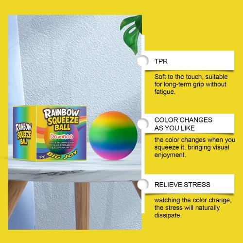 Regenbogen Knautschball