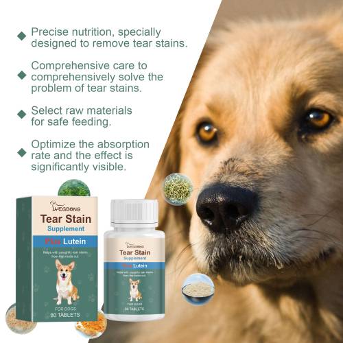 Tabletten für Hunde mit Tränenflecken